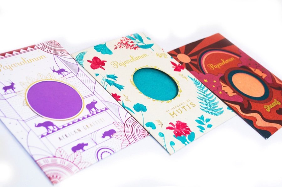 Pajarolimon notebook packaging design series
