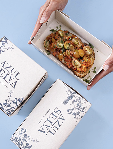 Azul Selva packaging box photography